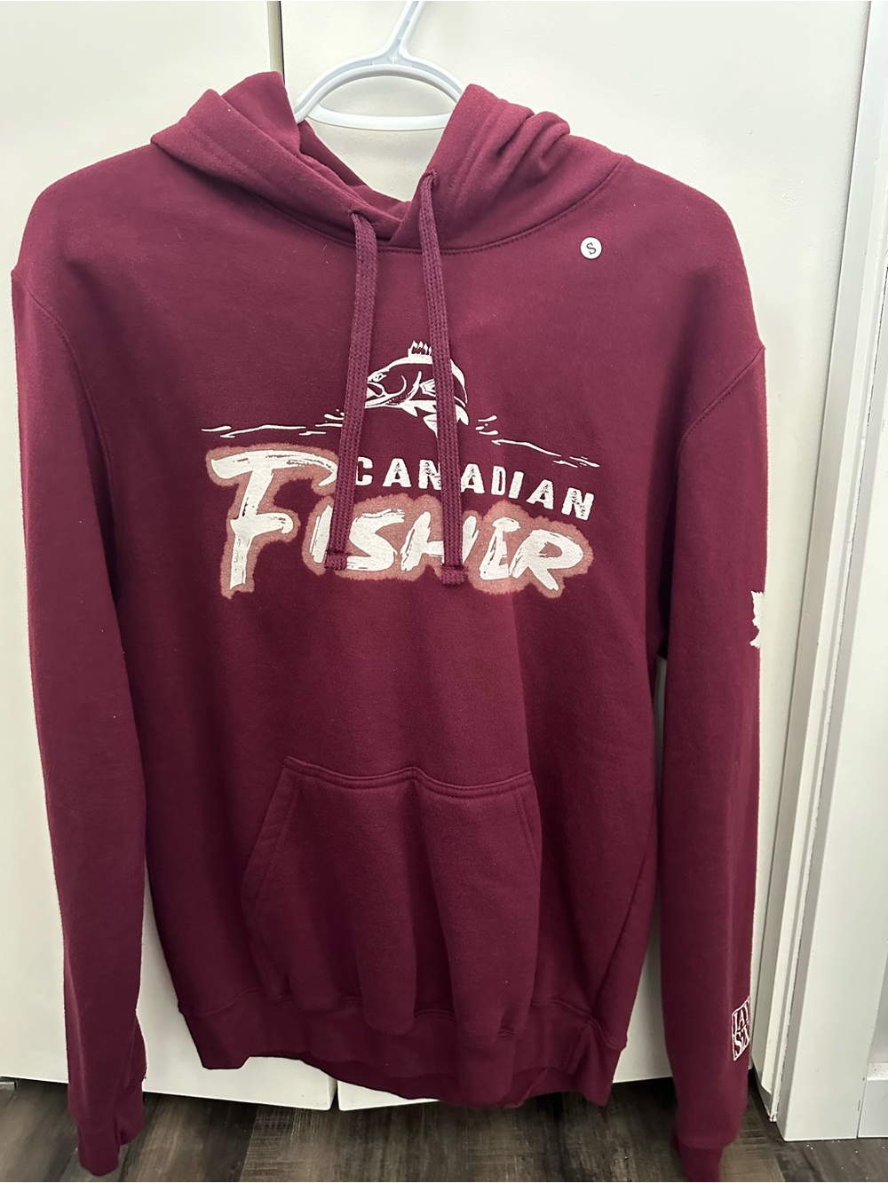 Unisex Maroon Hoodie Sweatshirt